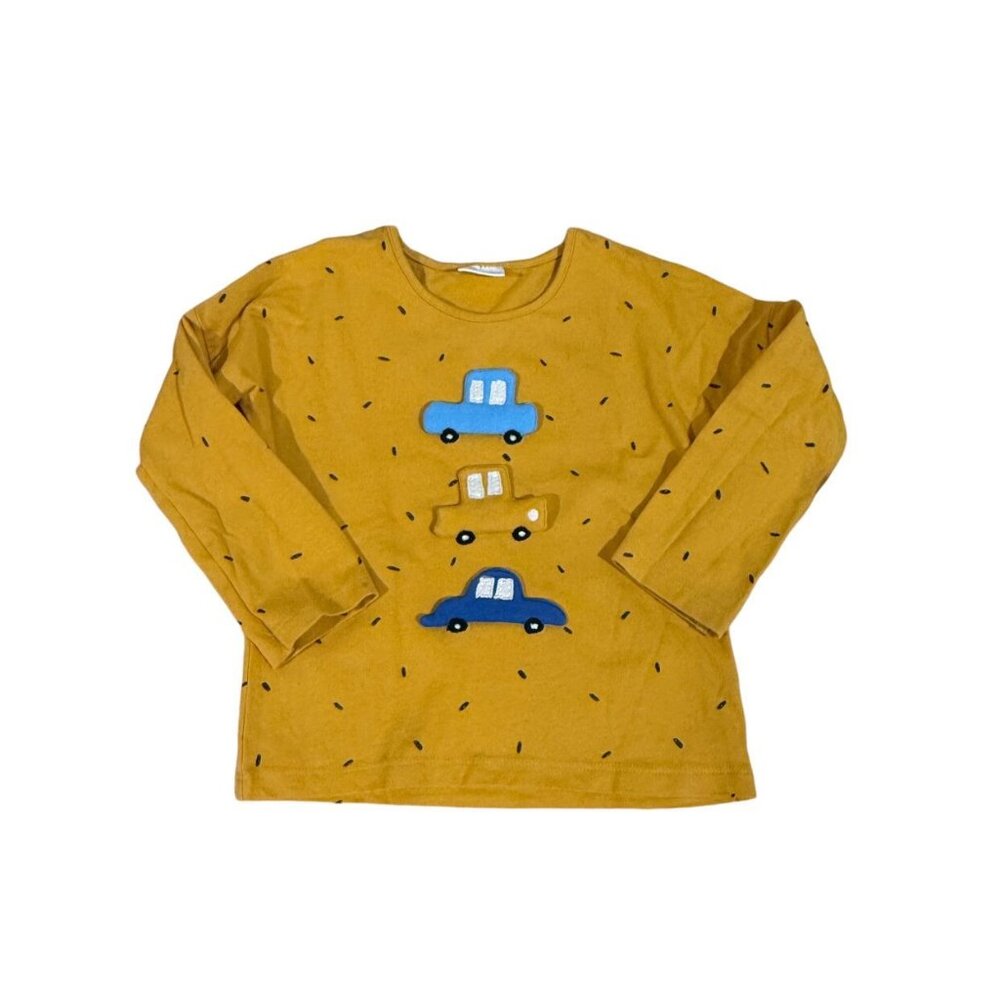 Next Baby Car Long Sleeve Shirt Yellow Size 18-24 Months
